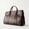 Bostonian 001 Leather Weekend Bag - BK