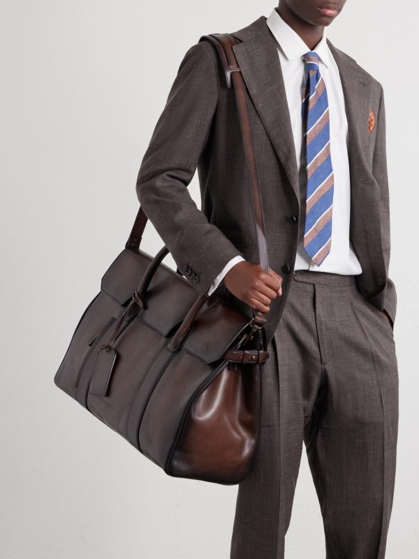 Bostonian 001 Leather Weekend Bag - E2