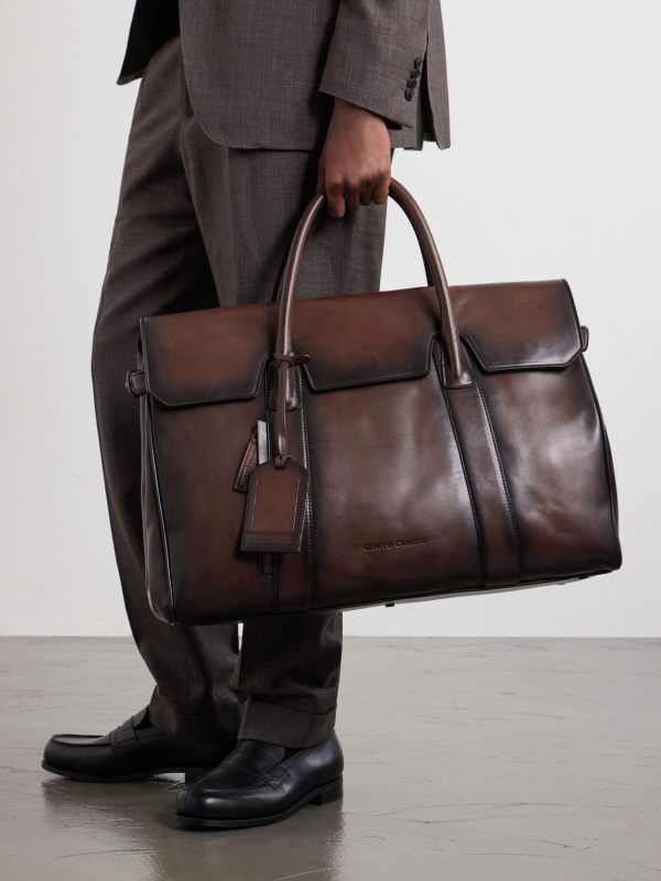 Bostonian 001 Leather Weekend Bag - FR