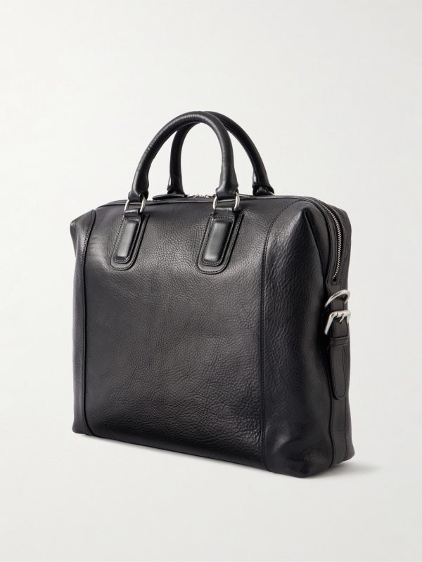 Jules 003 Full-Grain Leather Briefcase - BK