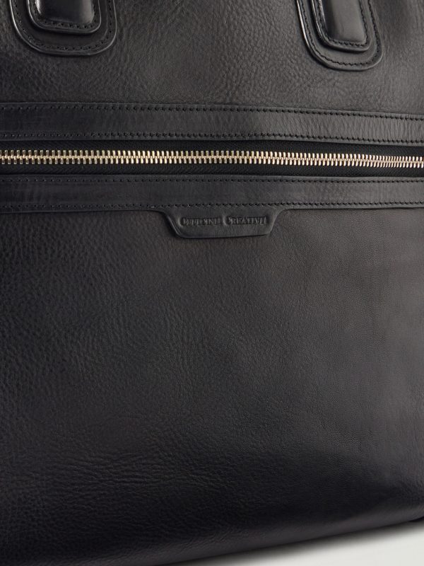 Jules 003 Full-Grain Leather Briefcase - CU