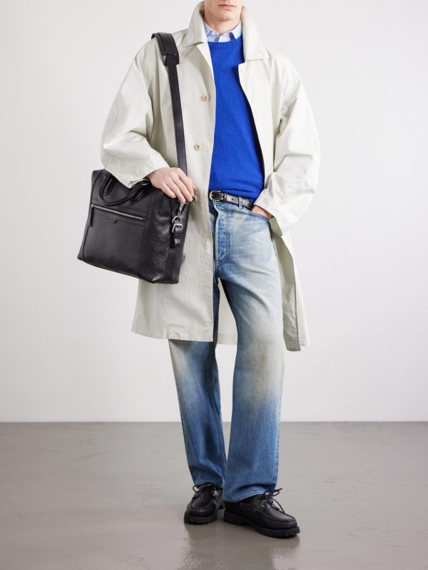 Jules 003 Full-Grain Leather Briefcase - FR