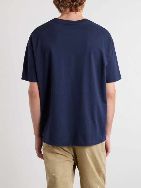 + Fragment Logo-Print Cotton-Jersey T-Shirt - BK