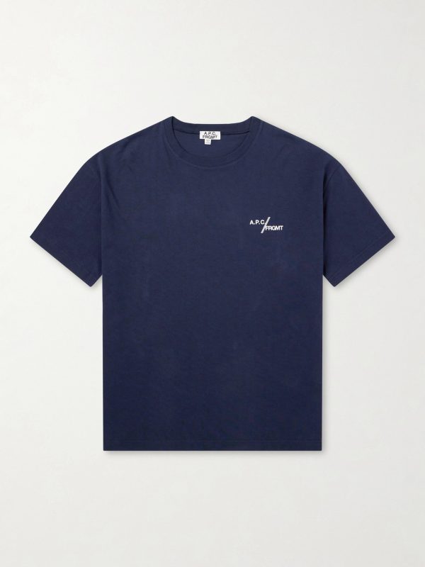+ Fragment Logo-Print Cotton-Jersey T-Shirt