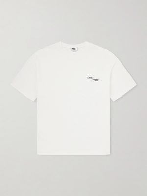 + Fragment Logo-Print Cotton-Jersey T-Shirt + Fragment Logo-Print Cotton-Jersey T-Shirt