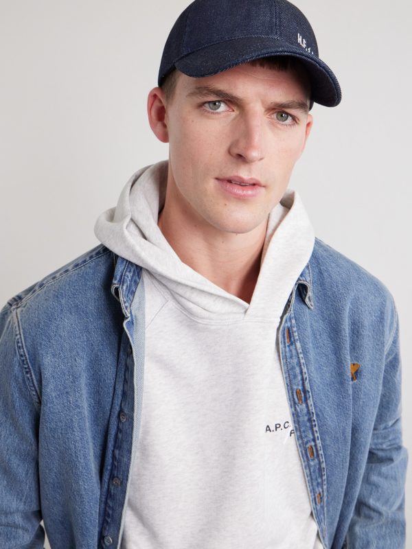 + Fragment Design Casquette Rabbit Logo-Embroidered Denim Baseball Cap - OU + Fragment Design Casquette Rabbit Logo-Embroidered Denim Baseball Cap - OU