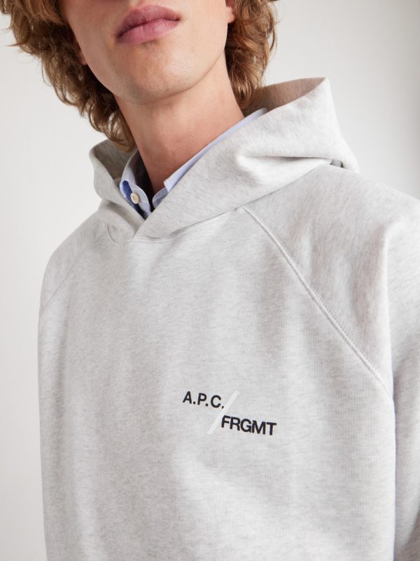 + Fragment Logo-Print Cotton-Jersey Hoodie - CU + Fragment Logo-Print Cotton-Jersey Hoodie - CU
