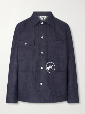 + Fragment Printed Denim Jacket + Fragment Printed Denim Jacket