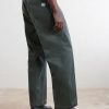 Straight-Leg Twill Trousers - BK Straight-Leg Twill Trousers - BK