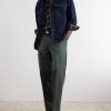 Straight-Leg Twill Trousers - OU Straight-Leg Twill Trousers - OU