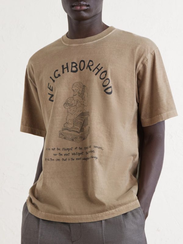 Printed Cotton-Jersey T-Shirt - FR Printed Cotton-Jersey T-Shirt - FR