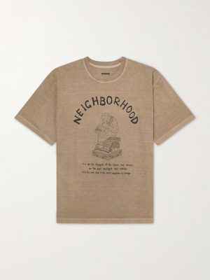 Printed Cotton-Jersey T-Shirt