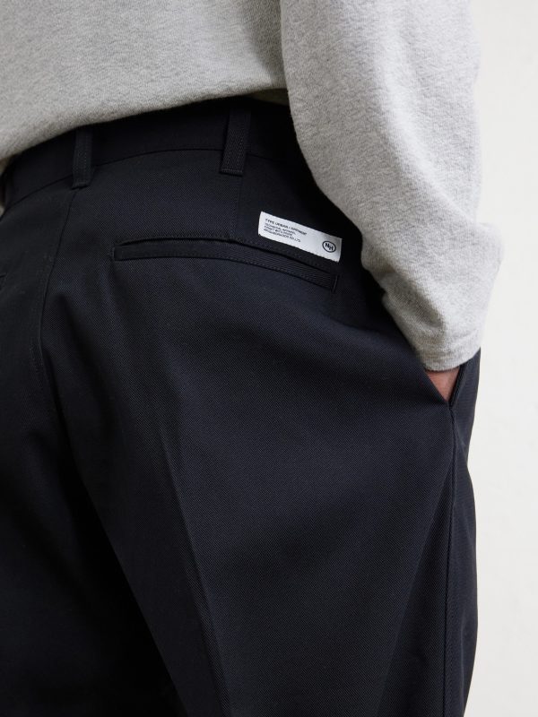 Wide-Leg Twill Trousers - CU Wide-Leg Twill Trousers - CU