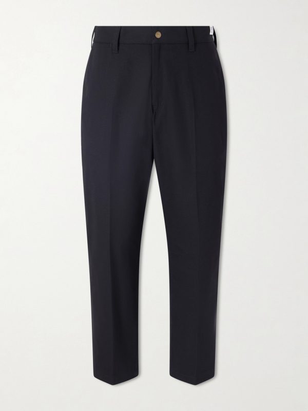 Wide-Leg Twill Trousers Wide-Leg Twill Trousers