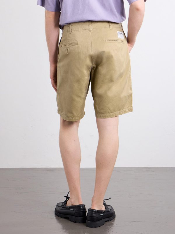 Straight-Leg Cotton Chino Shorts - BK Straight-Leg Cotton Chino Shorts - BK