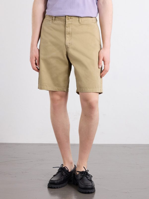 Straight-Leg Cotton Chino Shorts - FR Straight-Leg Cotton Chino Shorts - FR
