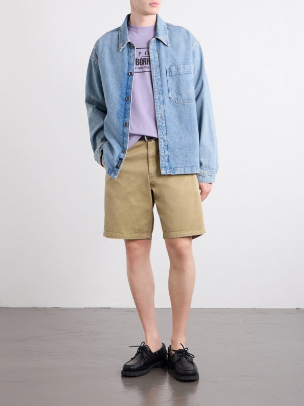 Straight-Leg Cotton Chino Shorts - OU Straight-Leg Cotton Chino Shorts - OU