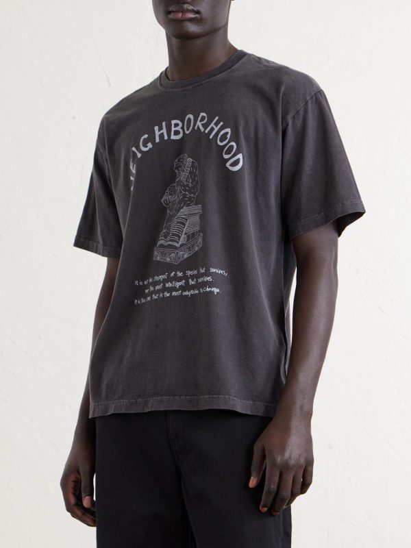 Printed Cotton-Jersey T-Shirt - FR