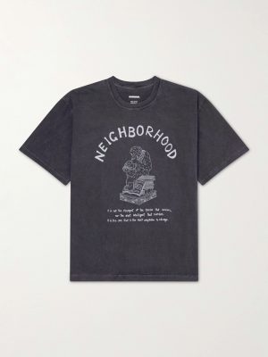 Printed Cotton-Jersey T-Shirt