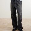 Washed Wide-Leg Jeans - FR Washed Wide-Leg Jeans - FR