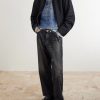 Washed Wide-Leg Jeans - OU Washed Wide-Leg Jeans - OU