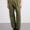 Wide-Leg Cotton and Linen-Blend Twill Trousers - FR Wide-Leg Cotton and Linen-Blend Twill Trousers - FR