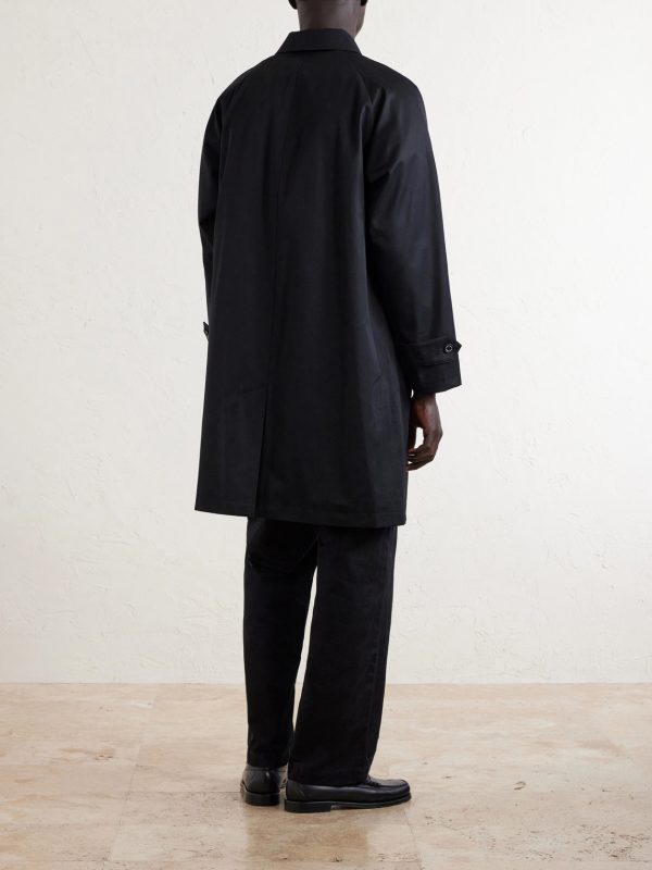 Balcollar Cotton-Gabardine Trench Coat - BK Balcollar Cotton-Gabardine Trench Coat - BK