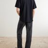 Washed Straight-Leg Denim - BK Washed Straight-Leg Denim - BK