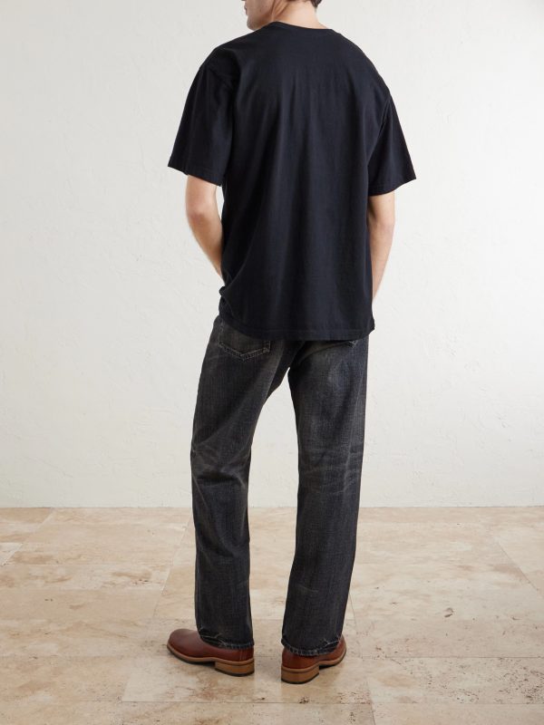 Washed Straight-Leg Denim - BK Washed Straight-Leg Denim - BK