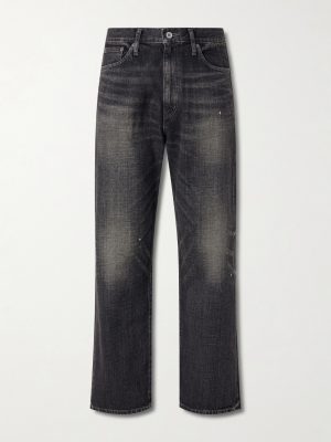 Washed Straight-Leg Denim Washed Straight-Leg Denim