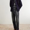 Washed Straight-Leg Denim - OU Washed Straight-Leg Denim - OU