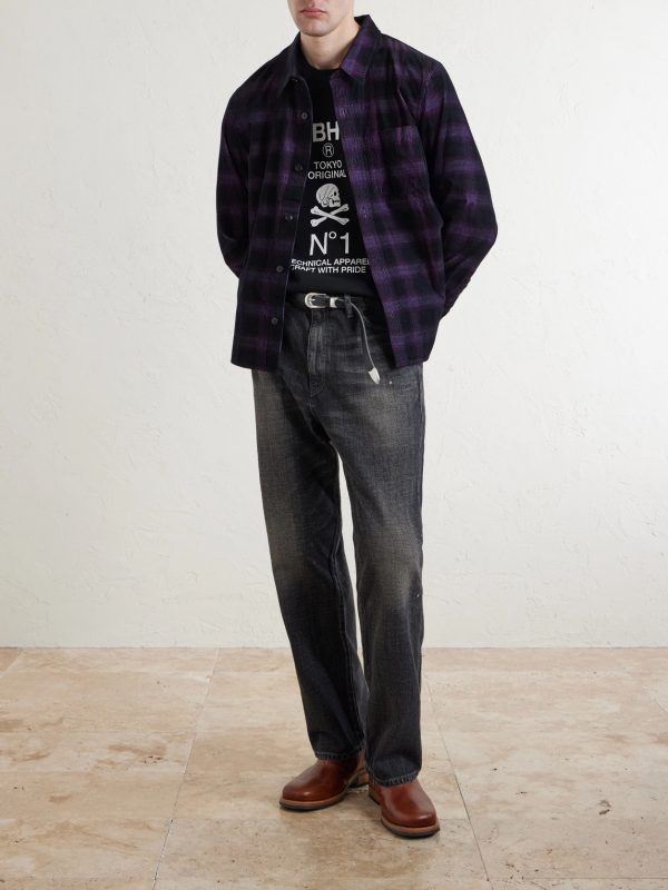 Washed Straight-Leg Denim - OU Washed Straight-Leg Denim - OU