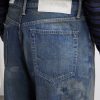 Savage Wide-Leg Bead-Embellished Distressed Jeans - E2 Savage Wide-Leg Bead-Embellished Distressed Jeans - E2