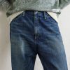 Washed Straight-Leg Jeans - E1