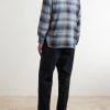 Hombre Checked Flannel Shirt - BK Hombre Checked Flannel Shirt - BK