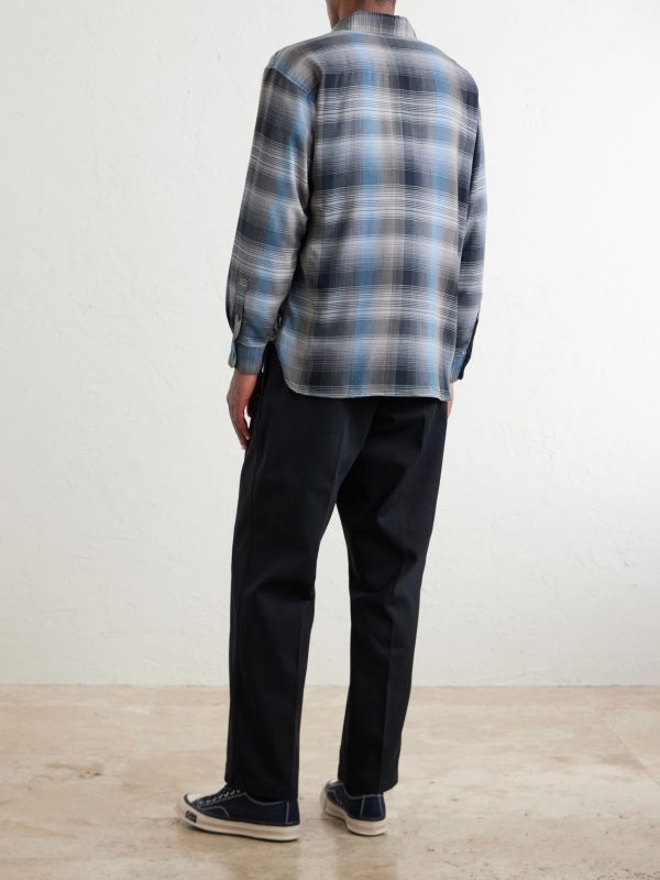 Hombre Checked Flannel Shirt - BK Hombre Checked Flannel Shirt - BK