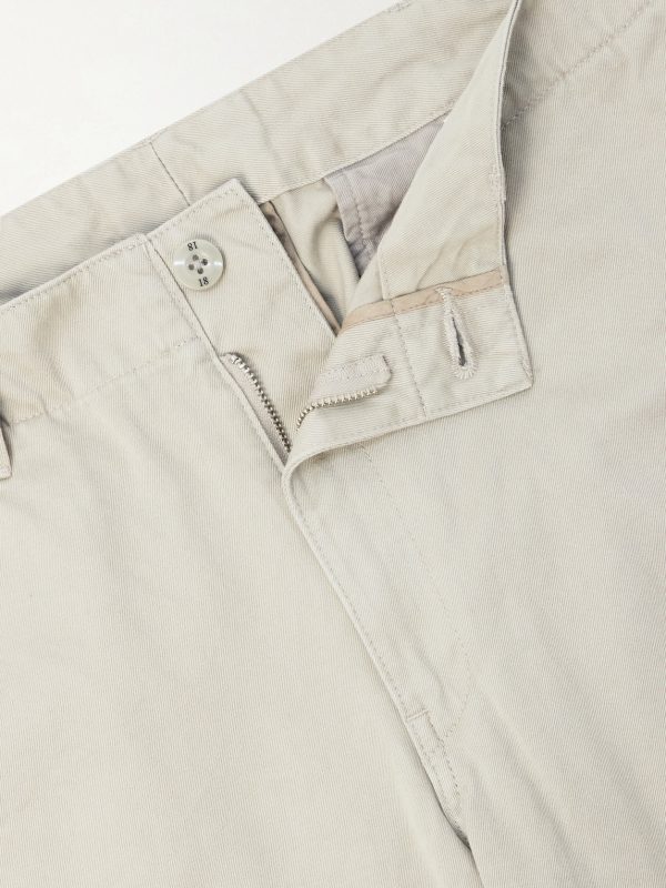 Straight-Leg Cotton Chinos - E1