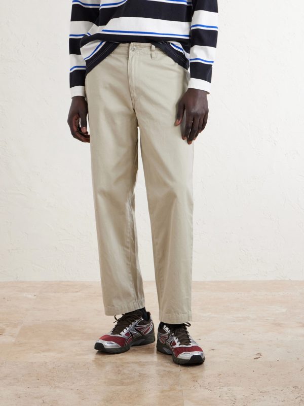 Straight-Leg Cotton Chinos - FR