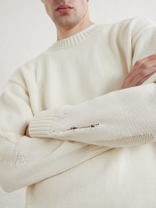 Savage Cotton Crewneck Sweater - CU Savage Cotton Crewneck Sweater - CU