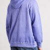 Logo-Embroidered Pigment-Dyed Cotton-Jersey Hoodie - BK Logo-Embroidered Pigment-Dyed Cotton-Jersey Hoodie - BK