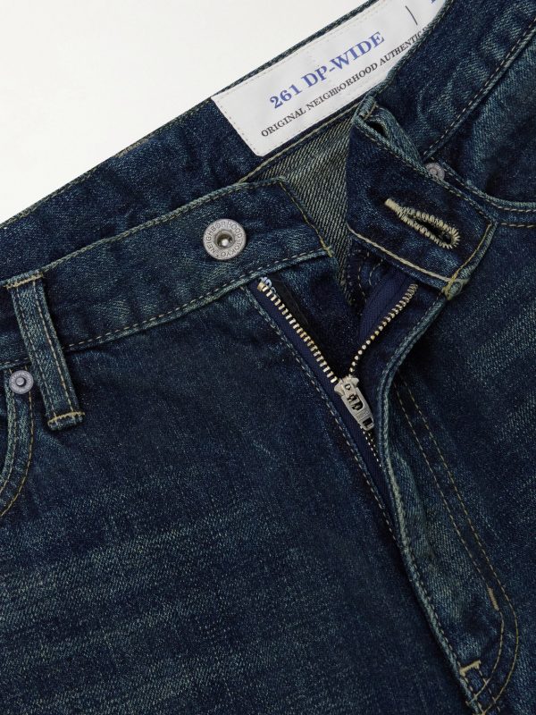 Washed Wide-Leg Jeans - CU