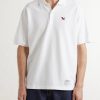 Logo-Appliquéd Embroidered Cotton-Piqué Polo Shirt - FR