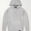 Logo-Embroidered Pigment-Dyed Cotton-Jersey Hoodie Logo-Embroidered Pigment-Dyed Cotton-Jersey Hoodie