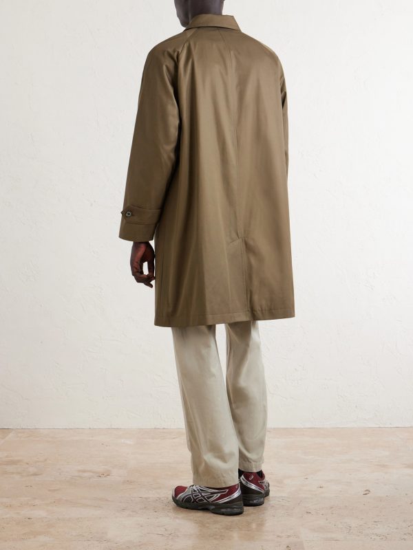 Balcollar Cotton-Gabardine Trench Coat - BK