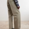 Straight-Leg Twill Trousers - BK