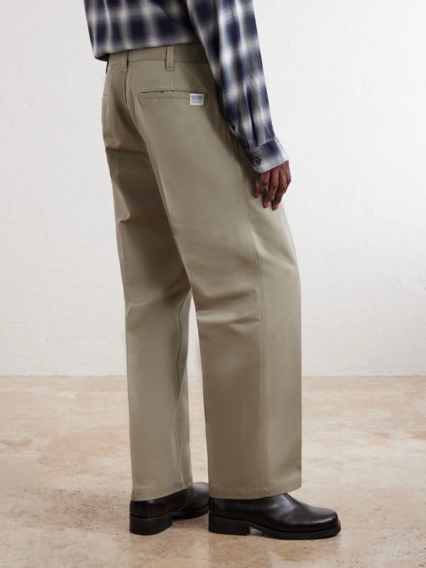 Straight-Leg Twill Trousers - BK