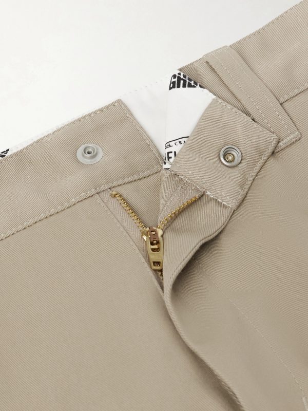Straight-Leg Twill Trousers - CU