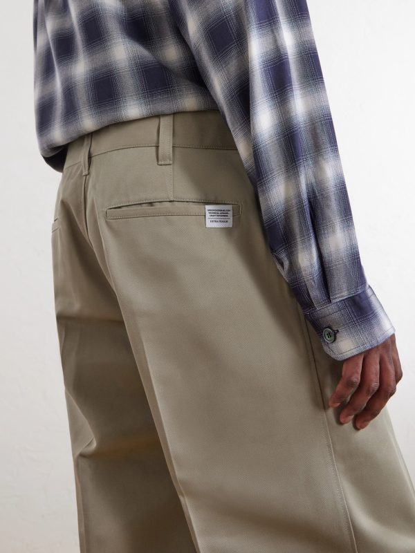 Straight-Leg Twill Trousers - E2
