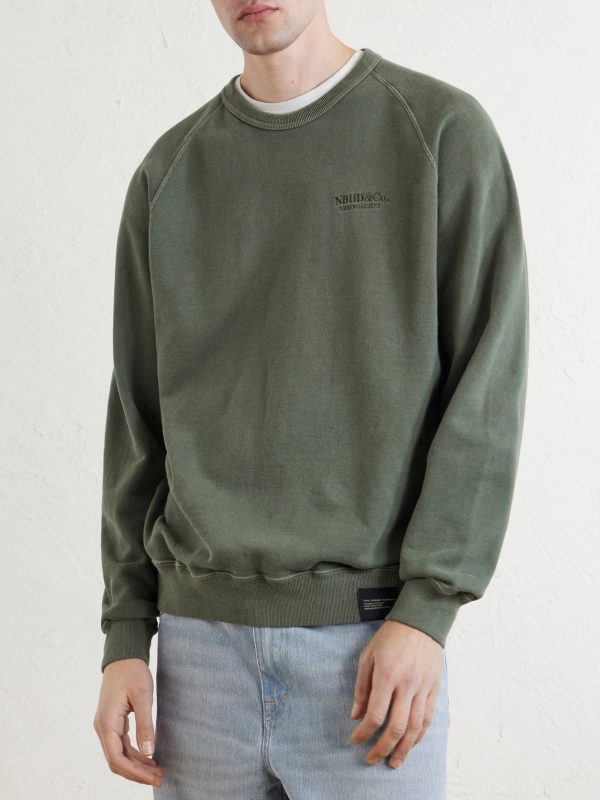 Cotton Pigment Dyed Sweatshirt - FR