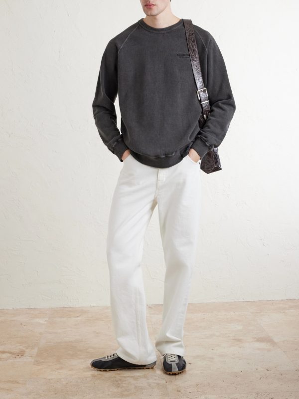 Cotton Pigment Dyed Sweatshirt - OU